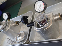 Ispezione della resistenza all'acqua